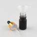 ZEOABSY 6 PiecesÂ 5mlÂ Empty Frosted Black/Gold Glass Dropper Bottles with Glass Pipette for Essence Essential Oil Elite Fluid Travel Cosmetics Storage Containers - Buy Online on GoSupps.com