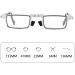 Dibako Foldable Anti-Blue Light Reading Glasses | +1.00 Computer Readers for Men & Women | Stylish & Portable Design - Buy Online on GoSupps.com