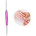 Glass Cuticle Pusher Manicure Stick Nail Cuticle Remover Tools Rosy Brushes - Buy Online on GoSupps.com
