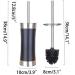 TEMKIN Elegant Waist Shape Creative Toilet Bowl Brush with Stainless Steel Handle Space Saving Bathroom Accessories Brushes - Buy Online on GoSupps.com