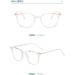 Square TR90 Blue Light Blocking Glasses for Men & Women | Anti-UV Computer Reading Glasses - Clear 53mm - Buy Online on GoSupps.com