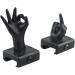 GOTICAL Fixed Backup Finger Sight Set for Picatinny Rail and Weaver | Front and Rear BUIS Set (2 Sets) | 4Pcs Thumb Sight - Buy Online on GoSupps.com