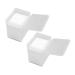 NOLITOY 2 Boxes Grafting Eyelash Cotton Adhesive Nozzle Wipes Glue Residue Remover Lash Extension Supplies Lash Extension Glue Nail Remover Towel Clean White Non-Woven Fabric