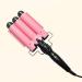 32mm Barrel Hair Curling Iron Wand - Temperature Adjustable Hair Waver (Pink) - Buy Online on GoSupps.com