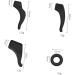Housoutil 72 Pairs Ear Hook Glasses Holders - Anti-Slip Silicone Brackets for Secure Eyewear & Earrings - Buy Online on GoSupps.com