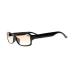 Bifocal Men Women's Black Brown Rectangle Stripe Tinted Bifocal UV400 Sun Reading Glasses Sunglasses +1.0 +4.0 Black 2 x