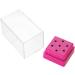 Manicure Tool Organizer Displayer Stand with 7 Slots for Nail Drill Bit Collection (Rose Red) - Buy Online on GoSupps.com
