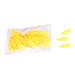 dijiusidy 1 Set Press on Nails Almond Fingernails Stick Solid Color Full Cover Art Decals Salon Supplies DIY Decorations No.8 yellow