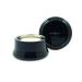 Edwin Jagger Art. RNL06 Black Beard Soap Dish with Lid and Stainless Steel Inner Lining