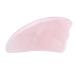Gua Sha Massage device natural stone carving polished massage stone rod massager massage device for relaxing the body (powder crystal)