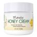 Deluvia Manuka Honey Cream | Hydrating Soothing for Dry Skin | for Sensitive Skin Eczema Psoriasis & Dermatitis - 2 oz Compact Travel Size 2 Ounce (Pack of 1)