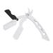 2PC Professional Barber Straight Razor Holder Foldable & Lightweight Manual Blade Rack for Home Salon Use - Buy Online on GoSupps.com