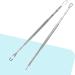 Stainless Steel 2-in-1 Blackhead Extractor and Pimple Popper Tool (2 Pack) - Face and Nose Acne Removal Kit - Buy Online on GoSupps.com