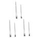 Minkissy 6 STK Stamp Clip Brow Tool Tool for jewelry production tweezers for handicrafts Handicrafts Tools of stainless steel aid clip Applications of martensite stainless steel 15.20x1.00cmx3PCs as shown x 3 pieces