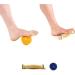 Foot Massage Roller - Wooden Reflexology Tool with Hedgehog Ball for Ultimate Foot Relief - Buy Online on GoSupps.com