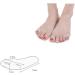 Silicone Gel Pinky Pads 2pcs Set - Anti-Hammer Protectors & Universal Separators for Bunions - Comfortable Straightener Cushions for Little Tailors - White Gel for Curly Hair - Buy Online on GoSupps.com