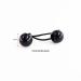Beauty Town 20mm Ball Bubble Hair Ties - Assorted Colors - Elastic Ponytail Holders for Kids, Girls, Women - Clear Magenta/Orange/Yellow/Sea Green/Navy - Buy Online on GoSupps.com