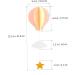 Alipis Festival Paper Pendant Lamp - Hot Air Balloon Party Decoration | Wedding & Holiday D cor Supplies - Buy Online on GoSupps.com