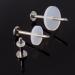 MODRSA Clear Disc Pads for Piercing Bump Support - 16g (1.2mm) * 7mm - Silicone Piercing Stabilizers - Buy Online on GoSupps.com