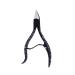 OUSIKA Nail Clippers Black Toenail Ingrown Nail Art Cuticle Nipper Clipper Edge Cutter Manicure Scissor Plier Tool Pedicure Dead Skin Remover Nails Schwarz