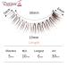 Natural 3D Brown False Eyelashes - Handmade Wispies | Light & Realistic Look | 4 Pairs Pack for Stunning Eye Makeup - Buy Online on GoSupps.com