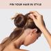 Kitsch Brown U-Shape Bobby Pins - 18pcs for Styling & Sectioning | Non-Slip Hair Pins for Women | Ideal for Thin & Thick Hair - Buy Online on GoSupps.com