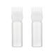 XEROLENE 2 PCS Hair Dye Brush Bottle Root Comb Applicator Bottle Plastic Squeeze Hair Dye Bottle Salon Hair Dying Tool for Hair Coloring Dye and Scalp Treament Essential (White)