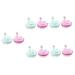 Gleavi 10 STK massage shampoo combing scalp washer for scales Shampoo brush for hair head skin massage device Shampoo brush for the Collaring Hair Bush