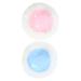 Abaodam Lot de 2 Houppettes Poudre pour B b 8 CM Ultra-Douces en Peluche Applicateurs R utilisables pour Poudre Corporelle Couleurs Pastel Bleu Clair et Rose P le Soin D licat et