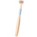 NGCG three -sided toothbrush sensory toothbrush soft bristles travel toothbrush for children full gum care gentle sensory toothbrush yellow