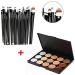 Clement Attlee 15 Colors Contour Face Cream Makeup Concealer Palette Professional + 20 Brush - Buy Online on GoSupps.com