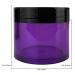 Buy Beauticom 6 Pieces Acrylic Round Clear Jars - Perfect for Creams Lotions Makeup Cosmetics & More - Purple Base with Black Lids - International Shipping Available - Buy Online on GoSupps.com