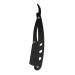 Straight edge Barber Razor Holder Professional Alloy Foldable Bart Blade Holder Bart Blade Holder Manual Barber Straight Edge Bart Trimmer Rack for Men Barber Straight Edge