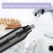 Professional Sugar Nose & Ear Hair Trimmer - Painless Electric Remover with Dual Edge Blades Waterproof Stainless Steel 2 Replaceable Blades & Cleaning Brush - Battery Operated - Buy Online on GoSupps.com