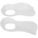 Anggrek Orthopedic insole O/x DONE Correct Insole Bow support flat foot correction orthopedic insole shoe insert (L-white) L white