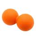 Xptieeck Tpe Ball Gym Fitness Ball Therapy Relax Exercise Portable Massage Ball Stress Relief Improve Blood Circulation Orange