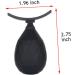 Mipcase 1pc Eyeshadow Silicone Eye Shadow Seal Eye Shadow Tool Applicator Crystal Makeup Tools 7*5cm As Shown - Buy Online on GoSupps.com