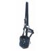 AMKA muzzle feeding stop for horses with rubber insert headpiece infinitely adjustable dark blue sizes according to size table