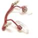 MAYABI Metal Replacement Nose Bridge for Rimless Glasses - Red - 1 Piece | International Shipping Available - Buy Online on GoSupps.com