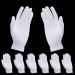 Sevenmye 6 Pairs Moisturizing Cotton Gloves | White Cosmetic & Spa Gloves for Soft Skin - Buy Online on GoSupps.com