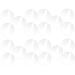 NOLITOY 20pcs for Blanks Craft Panel Circle Acrylic Discs Bulk Round Projects Clear Disc Circles Mm Cm Art Transparent 10X10X0.1CM