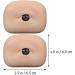 FOMIYES 4 pcs Training Silicone Practice Boards Eyeshadow Eyebrow Skin Makeup 1 count (Pack of 1) As Shown 1x2pcs - Buy Online on GoSupps.com