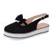 Creev summer shoes women High heel platform outdoor leisure buckle Housls beach sandals women sexy wedge paragraph novel muffin with thick floor baotou loop Schnalle sandals 03.43 (1 40 EU) 6 36 EU