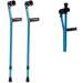 ATHUAHLR LRVTREC Forearm Crutches Adjustable Forearm Crutch Elbow Crutches Foldable Ultralight Aluminum Assistance Double Adjustable with Comfy Handle Lightweight Arm Crutch