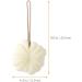 Buy Pack of 3 Exfoliating Shower Loofahs with Hanging Rope Ideal for Home & Hotel Bathing - Buy Online on GoSupps.com