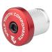 Wolf Tooth Compression Plug with Integrated Spacer Stem Cap Red