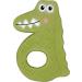 The Spiegelburg teething ring made of natural rubber crocodile - Little Wonder