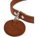 HUNTER Aalborg Leather Dog Collar - Comfortable Robust & Simple - Cognac Size M (52) - International Shipping Available - Buy Online on GoSupps.com