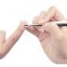 Stainless Steel Finger Cuticle Cleaner Fork Pusher - Professional Manicure Pedicure Tool for Dead Skin Removal and Callus Removal - Buy Online on GoSupps.com