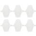 MILISTEN Waterproof Menstrual Pad Washable Mama Pads Sanitary Napkin Panty Liner Cloth for Women Lady 6Pcs